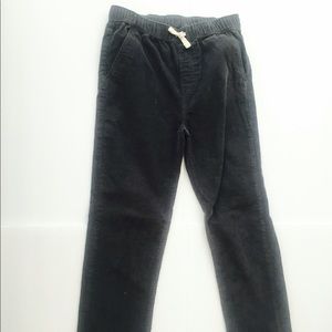 Boys Land’s End grey pull on corduroy pants.